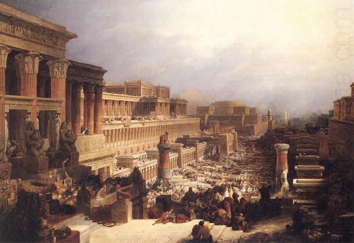 The Israelites Leaving Egypt, David Roberts